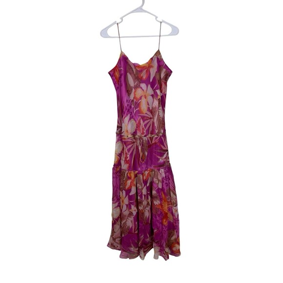 Newport News Dresses & Skirts - Y2K Newport News Silk Floral Tiered Maxi Dress Silk Womens Size Large